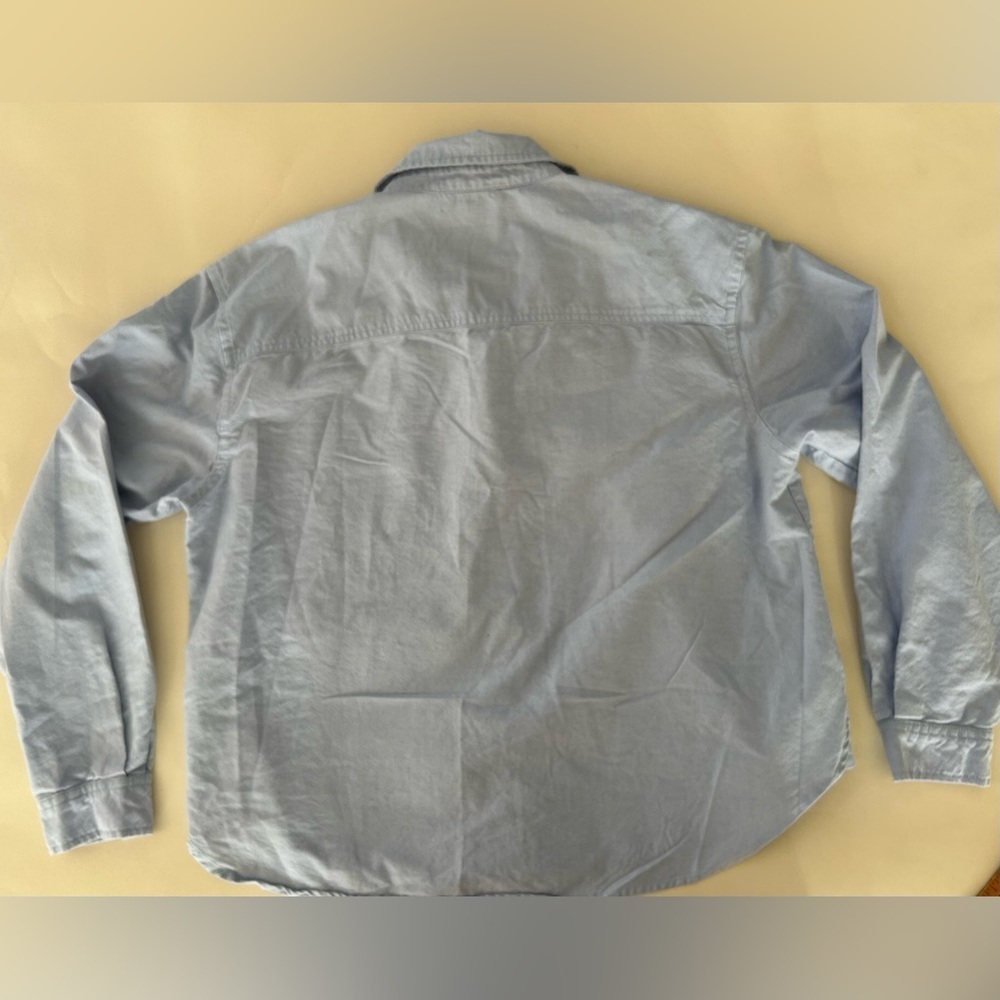 beachlunchlounge Light Blue Long Sleeve Button-Up Shirt - Picture 6 of 6